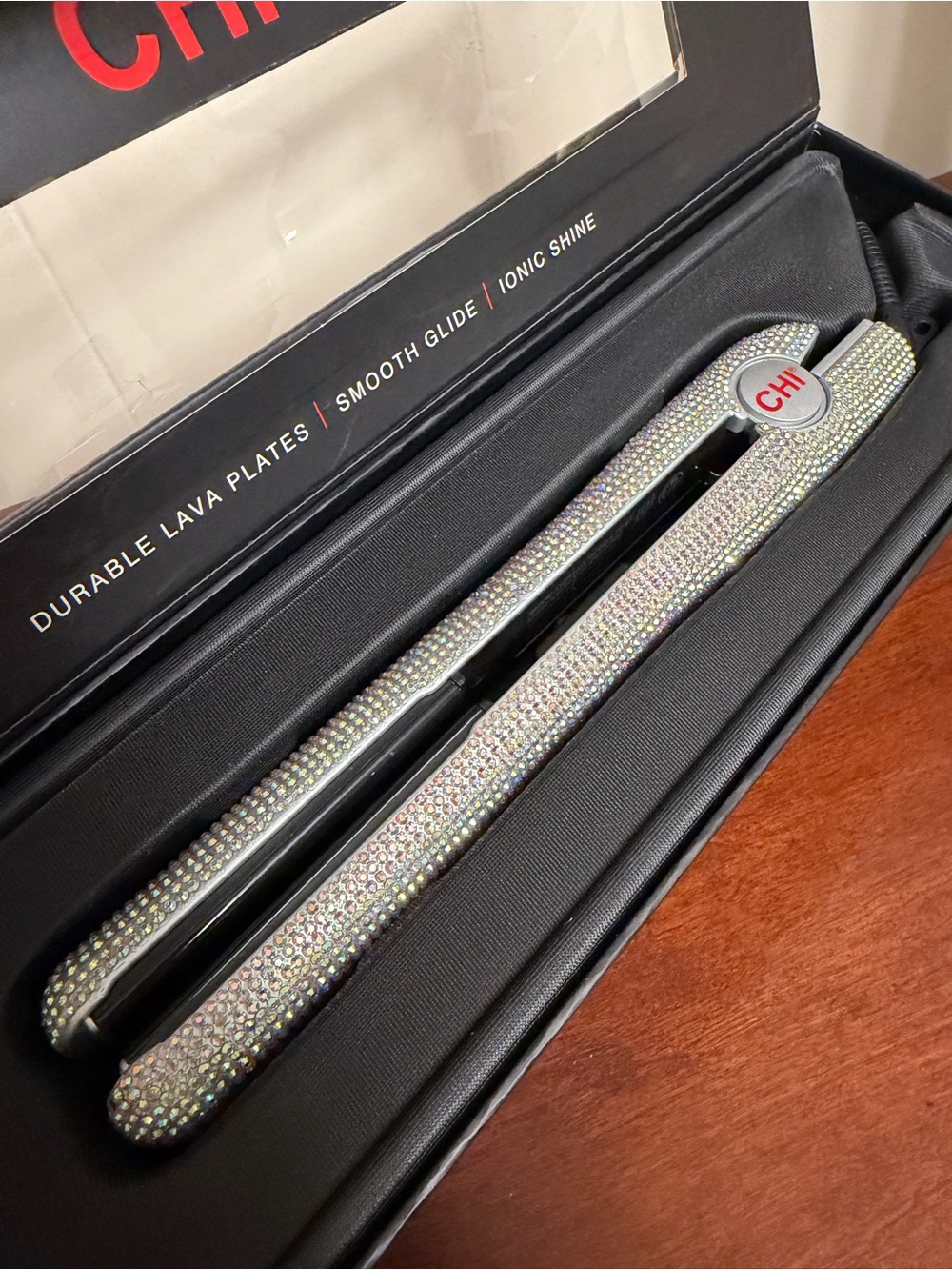CHI The Sparkler 1" Volcanic Lava Ceramic Hairstyling Iron Special Edition - Picture 14 of 16